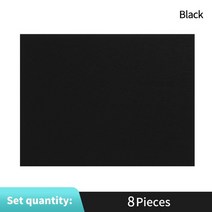 스튜디오 방음 8pc 벽 패널 방음 재료 흡음 패널 홈 음향 치료 액세서리, 검은색, 12mm 고밀도