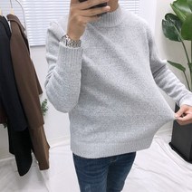 애드매이브 남자 겨울 포근한 알파카 스판 반목폴라니트 6color