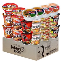 소컵라면18개세트(신라면2+새우탕2+튀김우동2+짜파게티2+오징어짬뽕2+안성탕면2+미니왕뚜껑2+육개장사발면2+김치사발면2), 1세트