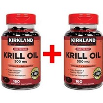 Kirkland Signature 커클랜드 시그니처 크릴 오일 500mg 160정, 크릴오일 500mg 160정 3+3