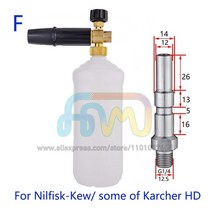 Karcher Bosch Interskol Elitech Nilfisk Huter Stihl 압력 와셔 용 세차 폼 노즐 스노우 랜스 병 분무기, 06 F