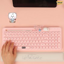 BT21 리틀버디 베이비 멀티페어링 무선키보드 알제이, 단품, 단품