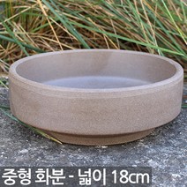 대형 다육 화분 - 중형 다육이 선인장 식물 다육 사무실 거실 인테리어 도자기 자기, 01_Sein_복고풍원형토기분대형-A타입
