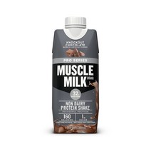 Muscle Milk 프로 시리즈 단백질 쉐이크 녹아웃 초콜릿 330ml- 12 팩