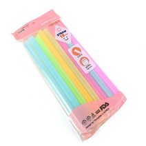 HY 버블티용 굵은 빨대 15개입 버블스트로우 버블빨대