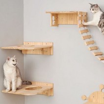 캣타워diy 뚱냥이 캣 워크 워커 미니 소형 캣 타워 폴 고양이 계단 수직 스크래쳐 놀이터, 07. 점프테이블 소
