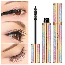 마스카라 leezi mascara 4d 실크 섬유 래쉬 롱 컬링 마스카라 속눈썹 방수 확장 연장 속눈썹 화장품 메이크업 tslm1, 01