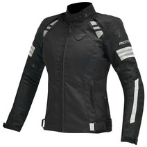 Motoboy 오토바이 여성 고급 자켓 경주 레이싱 전문 여름 메쉬 통기성 상하세트 모음, M, MB-J69흑백(4계절방수