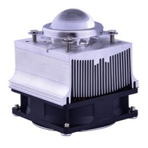 100W LED 알루미늄 냉각 팬 12V100W 라디에이터 응축기 LED 라디에이터, 120도, 은