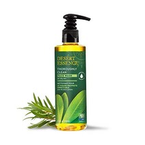 Desert Essence Thoroughly Clean Face W 오리지널 85 Fl 온스 티트리 오일 부드럽고 빛나는 젠틀 클렌저 골든씰 아와푸히 카모마일 에센셜 추출물