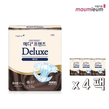 성인용기저귀 디럭스 테이프 특대형(91~132cm) 국내산 테이프형 겉기저귀 4팩(40매) 깨끗한나라 메디프렌즈