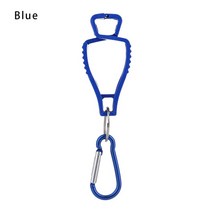 다기능 장갑 클립 홀더 옷걸이 가드 노동 작업 클램프 그래버 포수 안전 도구 야외, Blue, Blue