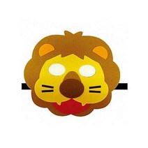 스쿨샘 역할놀이 펠트 동물 가면띠 사자