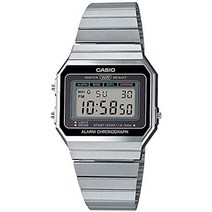 CASIO [카시오] 디지털 시계 스탠다드 A700W-1A 카시오 BOX 남성 여성 아동 염가 칩 해외 모델