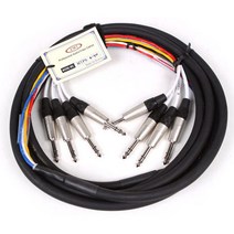 EWI MTPS-4-5M 멀티케이블 4채널 55잭 교회 학교 행사 공연 수련회