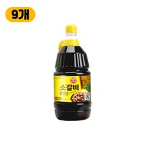 만능양념 집밥 업소용 소갈비 큰 양념 2.2kg 오뚜기, 9개