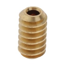 GHSHOP 금속/금 구동 기어 박스 샤프트의 0.5 황동 기어드 웜 기어 기어 모듈, 구멍 3mm 직경 6.7mm, 황금, 1개
