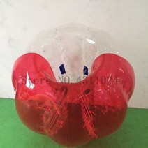 버블 슈트 1.5m 0.8mm pvc 풍선 축구 공 범퍼 축구 축구 판매 인간 햄스터 볼, 붉고 맑은