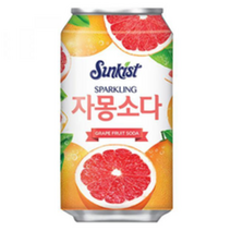 해태htb 썬키스트 자몽소다 음료 355ml, 36개