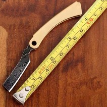 수공구 부품 액세사리 Mini Razor Pocket Folding Knife Damascus Blade Brass Handle Tactical Rescue Hunting Fis