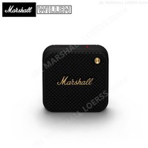Marshall-윌렌 오리지널 무선 블루투스 스피커 야외 휴대용 방수 스포츠 스테레오 베이스 사운드, BLACK