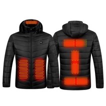 배달대행조끼 열선조끼 usb발열조끼 남자 겨울 따뜻한 가열 재킷 9 영역 열 코트 스마트 온도 조절기 후드 가열 의류 방수 따뜻한 재킷