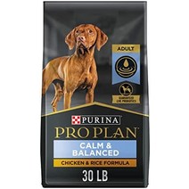 퓨리나 pro plan calm amp balanced 성인 small breed chicken amp rice formula 건식 강아지, 30파운드 가방, 모든 품종