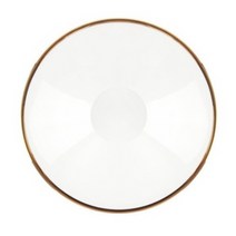 24K 골드라인 화이트 도자기 샐러드볼 1P 중 10인치 대 11인치 2종 국내산, 샐러드볼-대(11인치)