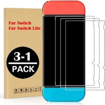 닌텐도 스위치 화면 보호기 강화 유리 9H 경도 유리 라이트/OLED 액세서리 3 피스, 1Pcs For Switch Lite