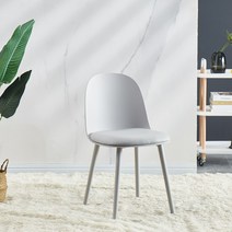 노아가구 아일랜드 식탁 에그 의자, 그레이