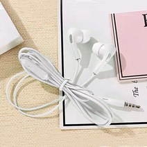 이어팟 슈어이어폰OLAF 3.5mm 유선 헤드폰 마이크 와이어 제어 이어폰 음악 스포츠 헤드셋 게임 샤오미, 10 White-u38