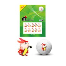 [AFZ_6903840] 골프공스티커 매직터치 토끼띠 골프볼마커 골프볼마크 골프볼스티커 볼마커제작 수평볼마커 골프공스티커