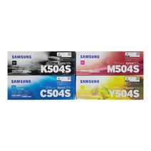 삼성정품토너 CLT-K504S/C504S/M504S/Y504S, 1개, 검정(CLT-K504S)