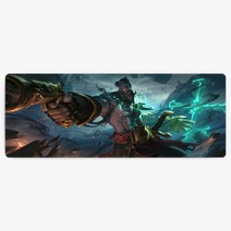 당일발송 리그오브레전드 장패드 게이밍장패드 800x300x4mm, JP83_A81.갱플랭크, 1개