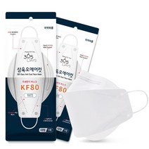 삼육오에어컷 미세먼지 마스크 KF80 3D타입 대형 화이트, 1개입, 200장