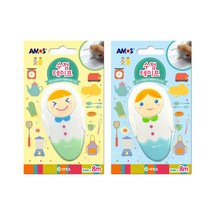 아모스 수정테이프 인형 화이트, 2개