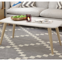 튼튼한 심플 화이트 우드 거실 안방 낮은 식탁 티 학습 소파 탁자 책상 테이블