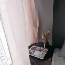 [Z]시어커튼-살구핑크