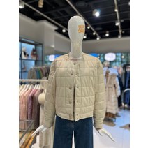듀엘 에코 레더 퀼팅 점퍼 D221PSG656(1401646)