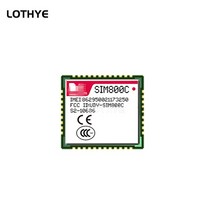 오디오 앰프 10PCS SIM800C 쿼드 밴드 GPRS/GSM 소형 블루투스 모듈 음성 SMS 데이터 전송 고성능 24M/32M, 02 24M 블루투스