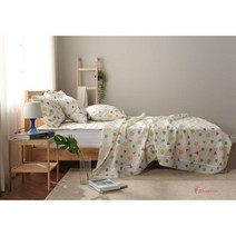 SPR_국산 침대 침구 시어서커 SS 홑이불 시어커서 여름 Q 침구류 마이크로화이버 세트_spr