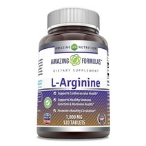 어메이징뉴트리션 L-아르기닌 1000mg 타블렛, 120개입, 1개