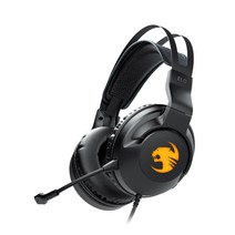 로캣 ELO 7.1 USB 서라운드 RGB 게이밍 헤드셋, 블랙