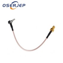 통신안테나 SMA 여성 CRC9 남성 직각 커넥터 RG316 피그 테일 케이블 10CM200CM, 6. 2M
