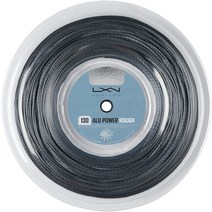 럭실론 Luxilon 테니스 스트링 거트 알파워 러브 필 소프트 롤랜드갈로스 단단 하드 릴, 은, 130