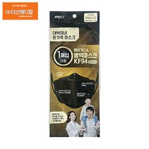 대박이네 하이가드 KF94 황사 방역 마스크 대형 - 블랙, 상세페이지 참조