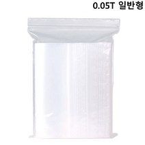 지퍼백 7X10cm 100매 PE 두꺼운 비닐팩 0.05T