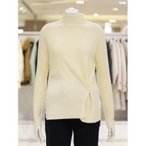 [AK수원점] [밸리걸]하이넥 골지 슬릿 니트(695571)