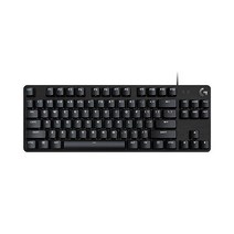 로지텍 G413 TKL SE 기계적 게이밍 키보드 - 컴팩트 백릿 with 촉감 스위치es 방지-고스팅 호환 가능 윈도우 macOS 블랙 알루미늄