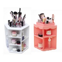 회전식 화장품 정리대 완제품, 화이트, 1개